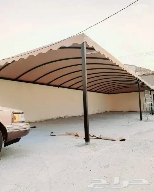مظلات سواتر بيوت شعر قرميد هناجر مظله بيت شعر هنجر 8