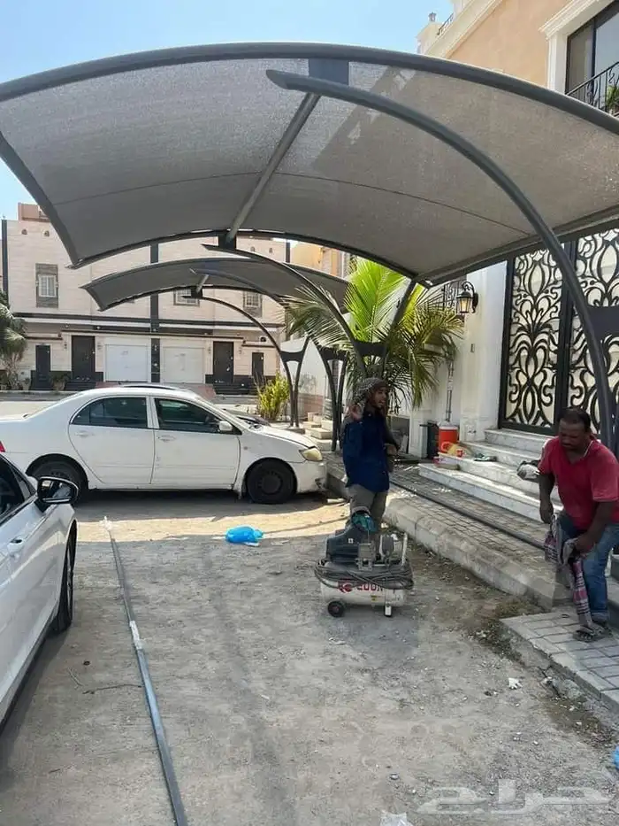 مظلات سيارات سواتر بيوت شعر برجولات جلست اغطيت مسابح 15