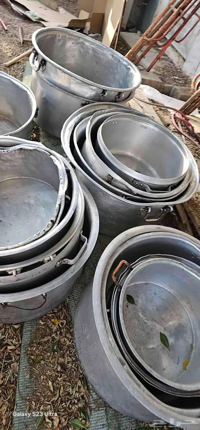 أدوات مطبخ كامل وقدور جميع الاحجام 8