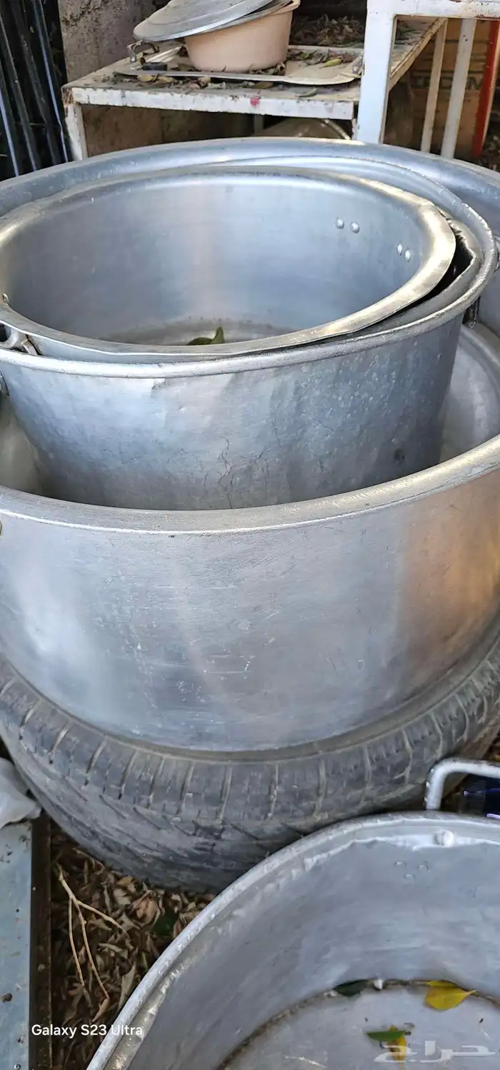 أدوات مطبخ كامل وقدور جميع الاحجام 4