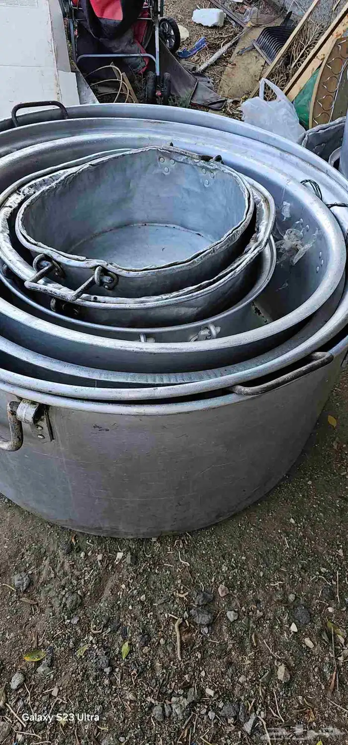 أدوات مطبخ كامل وقدور جميع الاحجام 2