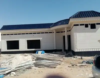 ديكورات واجهات خارجيه لياسه ملونه بطحاء الرياض كسر رخام 7