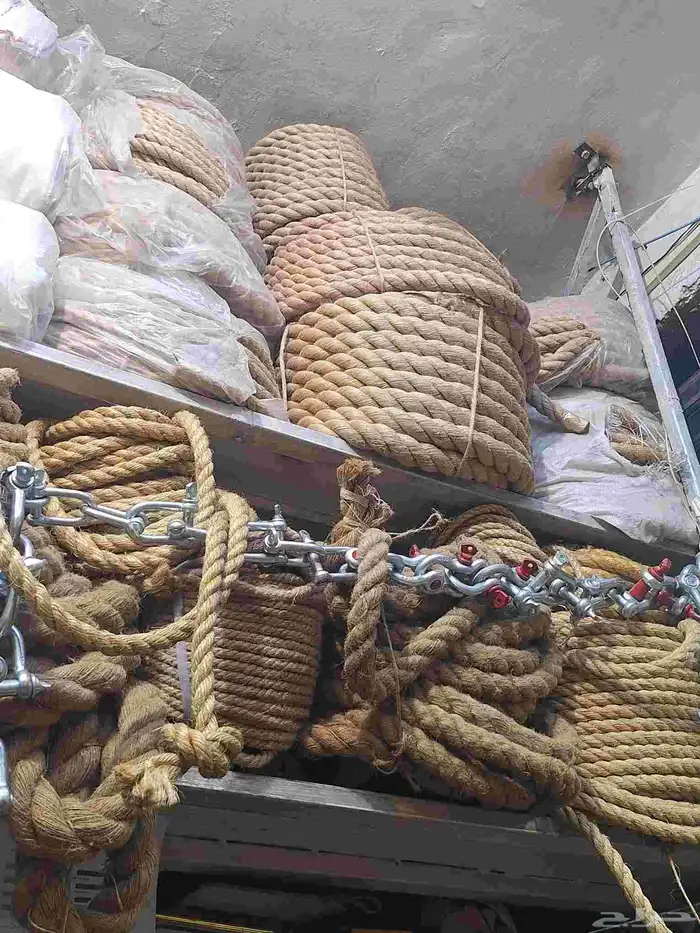 خيش ترثيات حبال قماش خيش. 0