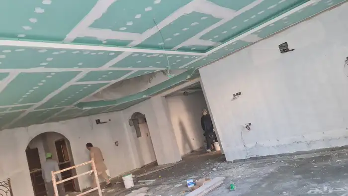 ديكورات جبس اسقف وجدران واصباغ داخلي وخارجي تشطيب وترميم 2