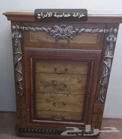 غرفة نوم ملكي خشب فاخر 6
