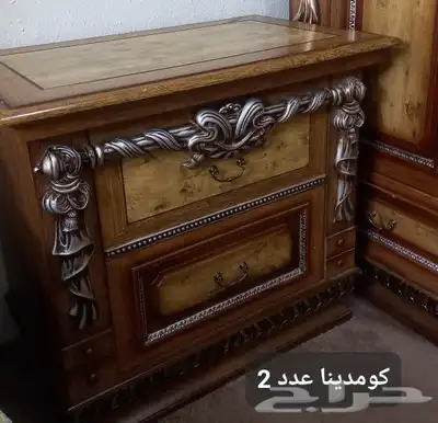 غرفة نوم ملكي خشب فاخر 4