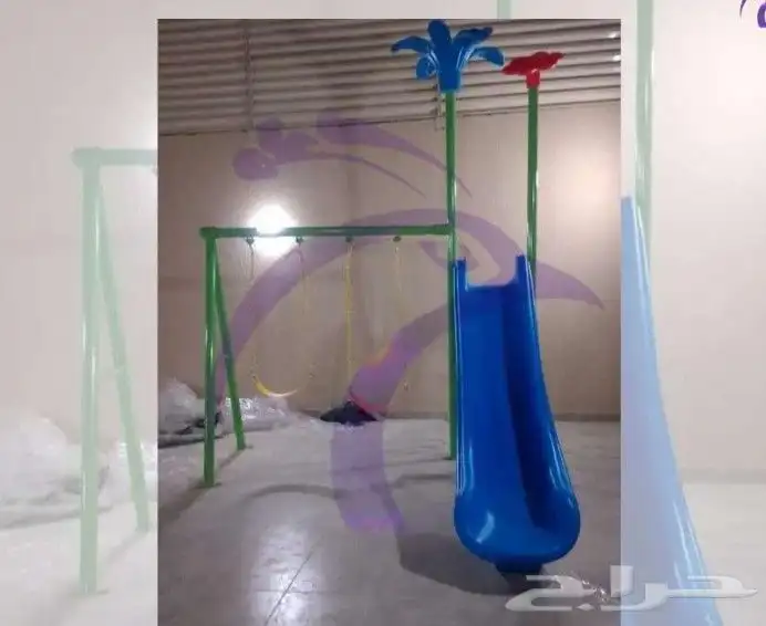 في مرجيحه صيني وطني بلاستي حديد كله في كراسي جلسه كله في 3