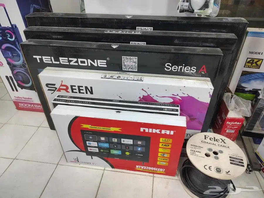 camera and satellite dish store 0