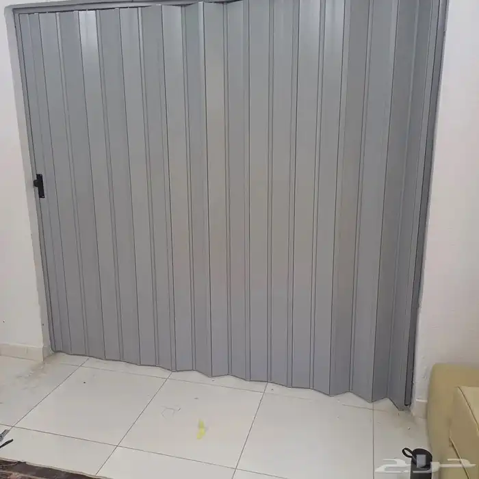 ابواب سحب سحاب سحابة جلد وبلاستيك كورديون 0