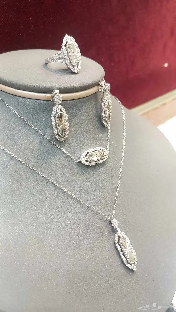 طقم فضه ملكي فاخر 5