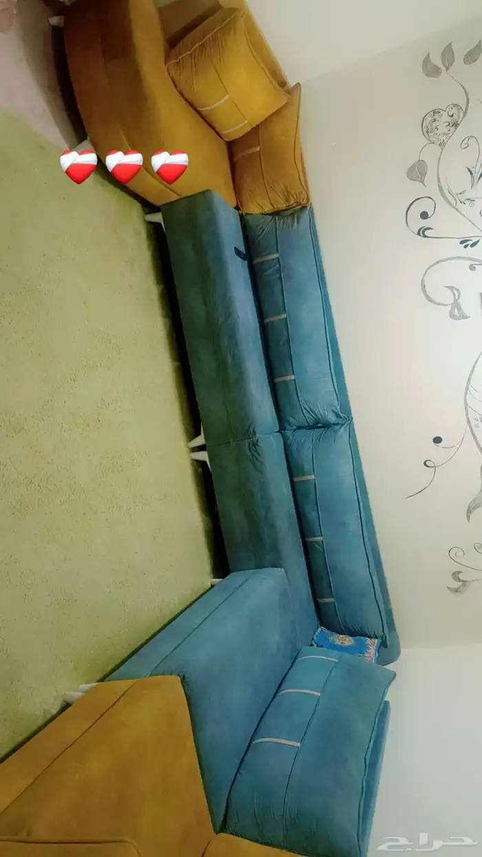 كنبات نظيفه شكلL 5 قطع بدون عيوب 2