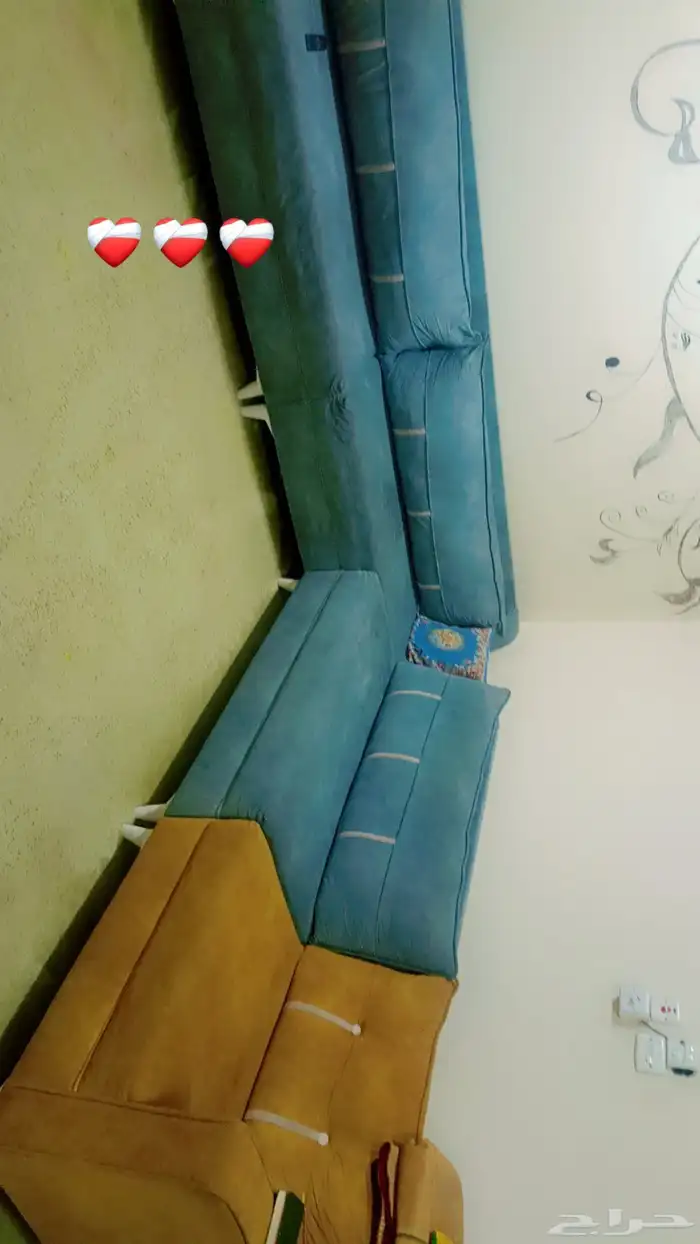 كنبات نظيفه شكلL 5 قطع بدون عيوب 1