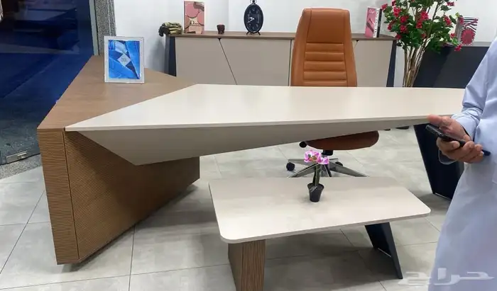 طقم مكتب فخم مدير مكتب كراسي كنب جديد تركي مادل 0