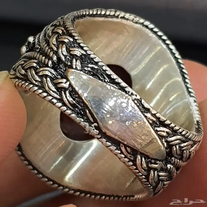 خاتم عقيق يماني كرزي دموي 4