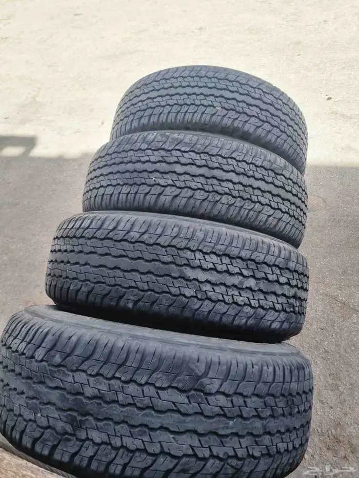 كفرات 265 265 17 دنلوب الكفرات نضيفه شرت 3