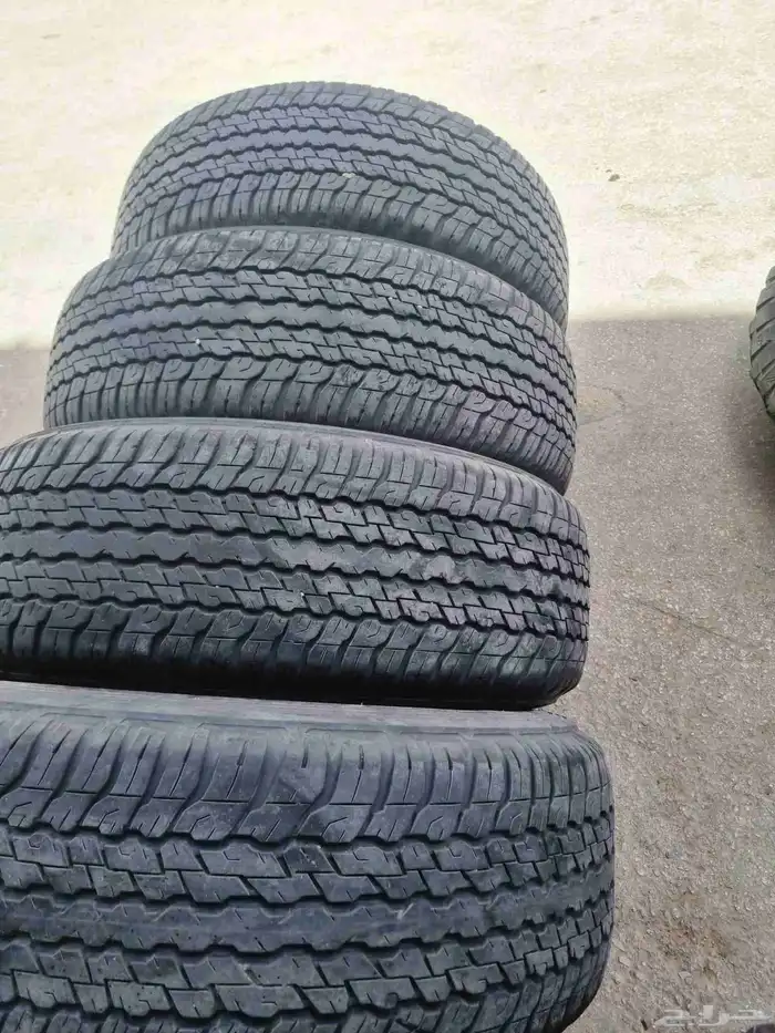 كفرات 265 265 17 دنلوب الكفرات نضيفه شرت 0