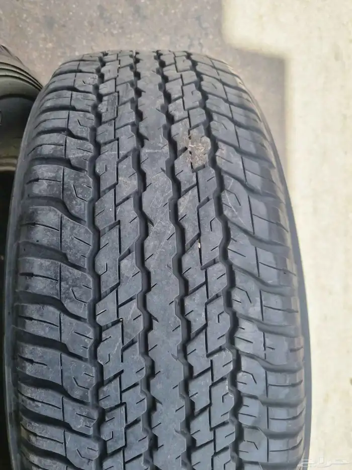 كفرات 265 265 17 دنلوب الكفرات نضيفه شرت 2