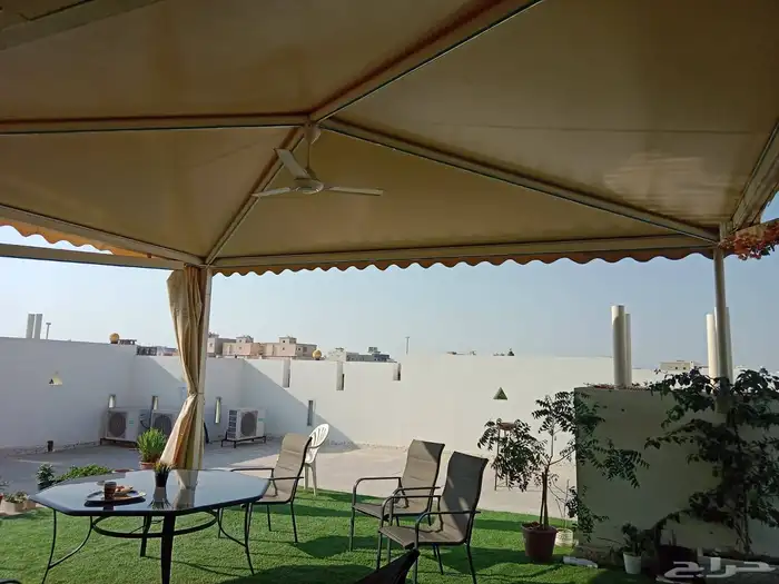 ساتر ومظلات جدة للسيارات والجلسات وتغطية الاحواش والممرات 0