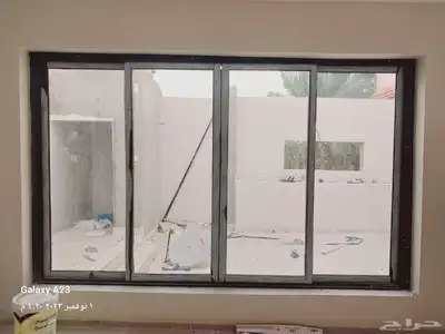 زجاج سكريت الضياء واجهات بلكونات جازان وضوحيها 1