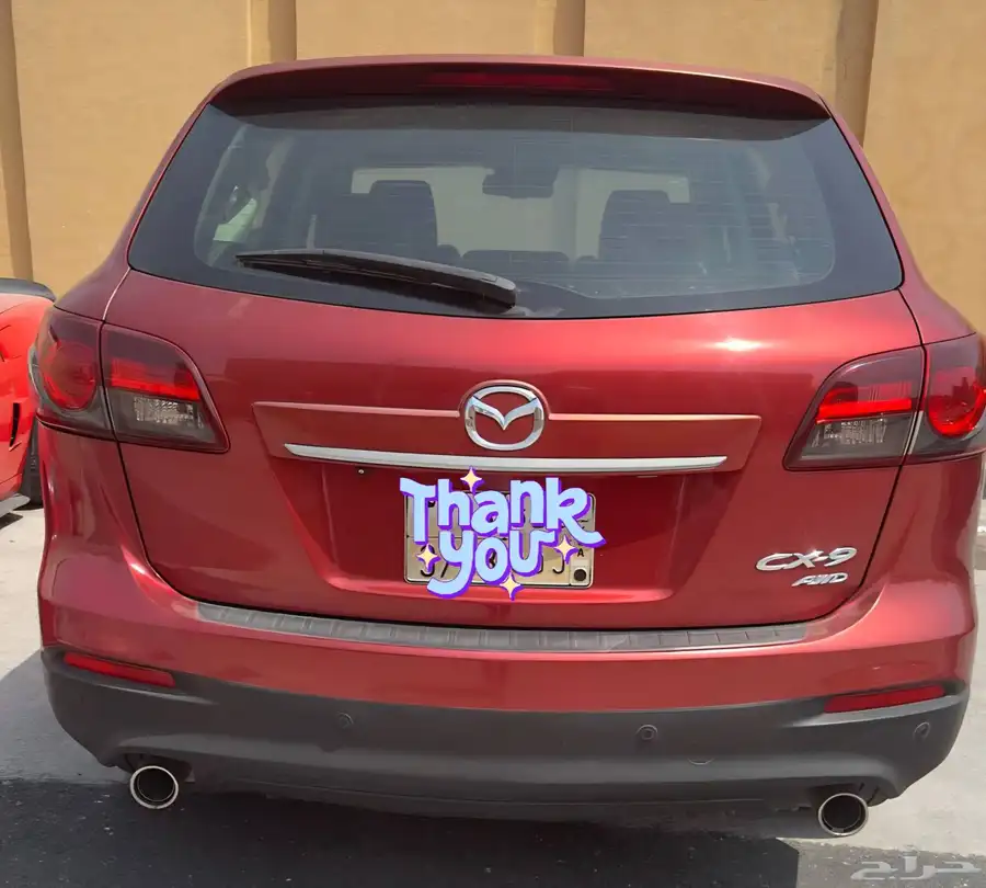 Mazda CX 9 Red 2014 full option for immediate sale 3