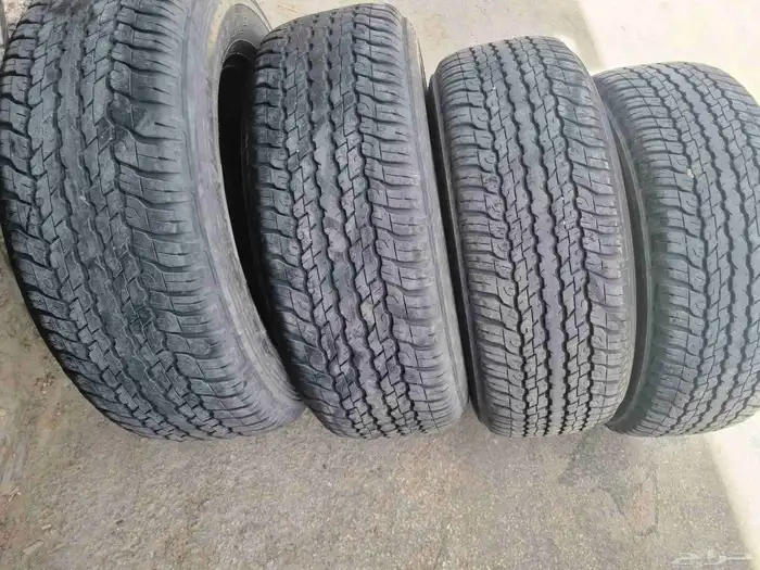 كفرات 265 265 17 دنلوب الكفرات نضيفه شرت 1