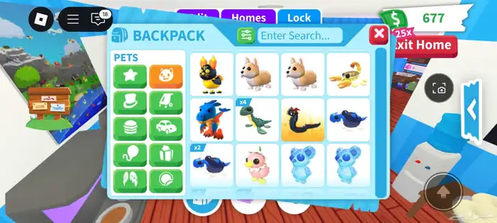 Adopt me - حساب كامل 5