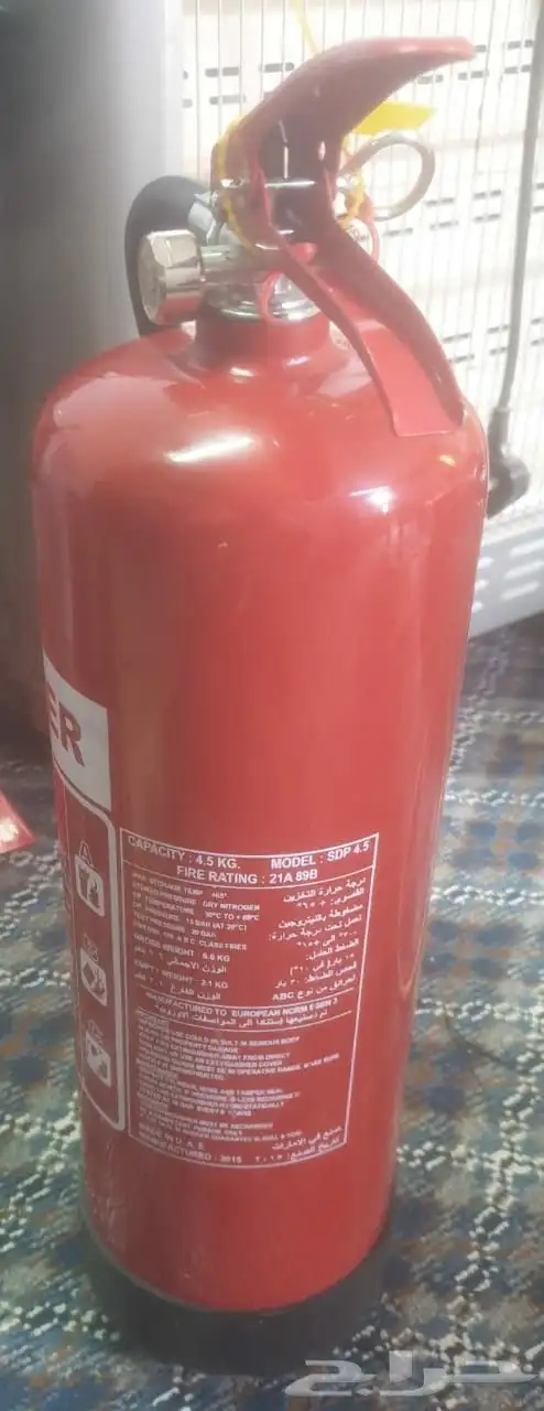 للبيع طفاية حريق جديد بالكرتون لم يستخدم 4 ك ونص 2