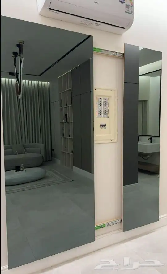 تفصيل مرايا الرياض معتقه - ساده - ليد 1