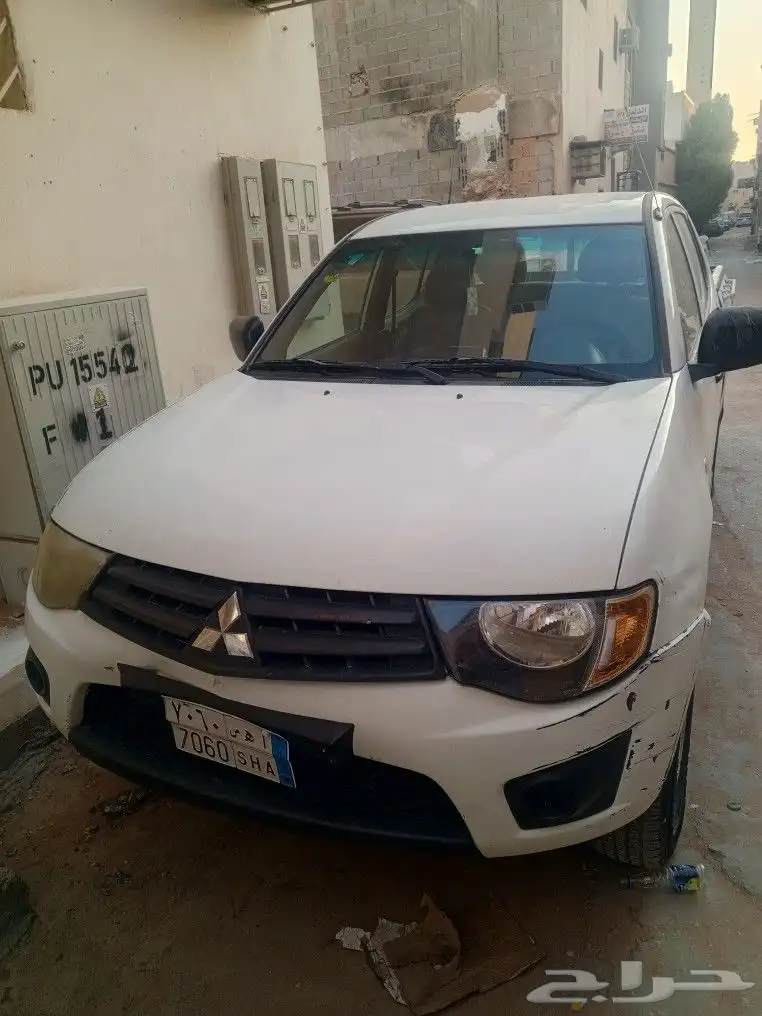 للبيع سيارة متسوبيشي دبل موديل 2014 ماشي 290 الف علي الشر 1