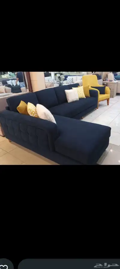 الركن الراقي تفصيل جميع انواع لكنب وستاير وتنجيد جميع الكنب 4