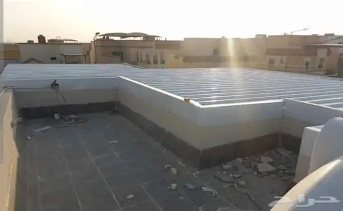 خيام سوبر ملكيه ملاحق زجاجية مجالس قرميد ملاحق ساندوتش بانل 25