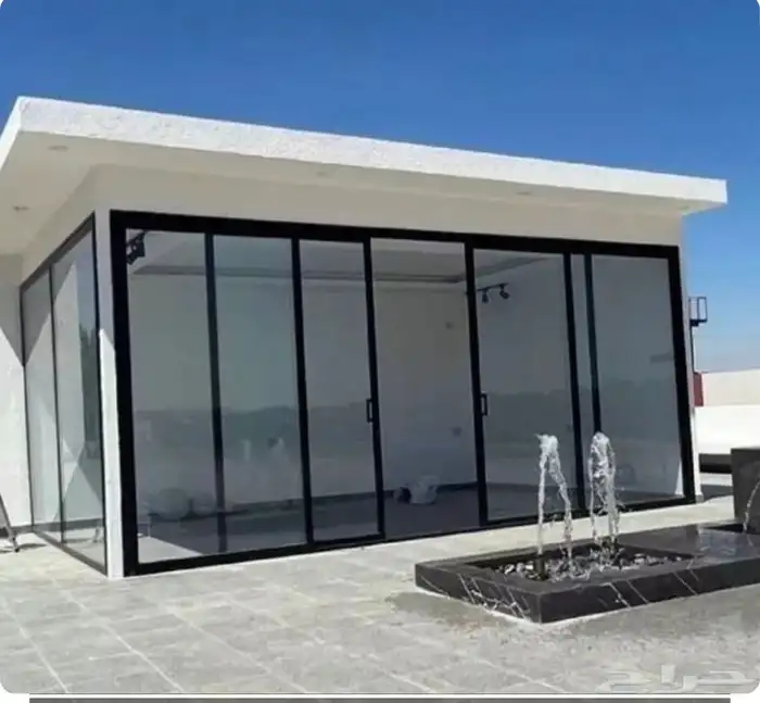 خيام سوبر ملكيه ملاحق زجاجية مجالس قرميد ملاحق ساندوتش بانل 18