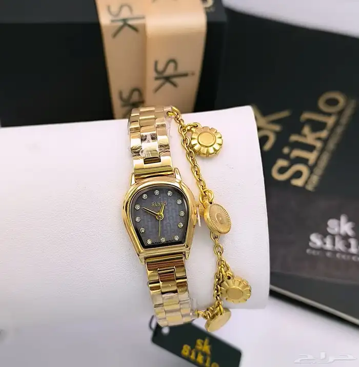 ساعة نسائية شكل ماركة اقنر 13