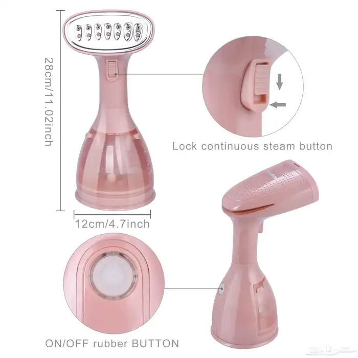 مكواة بخارية محمول للملابس 4