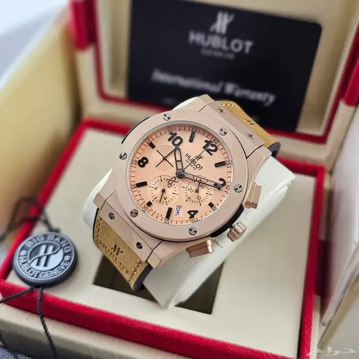 ساعات هوبلت مع الضمان سنتين 1