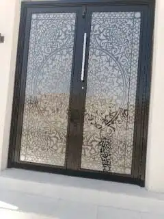 تفصيل ابواب حديد ليزر وصاح وتفصيل درايش الامونيوم وأبواب ومط 1