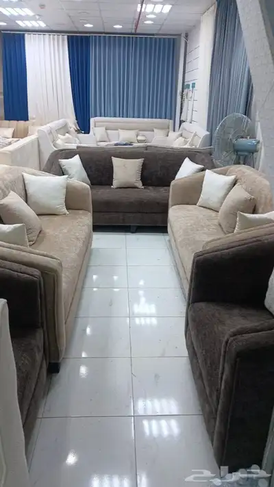 الركن الراقي تفصيل جميع انواع لكنب وستاير وتنجيد جميع الكنب 3