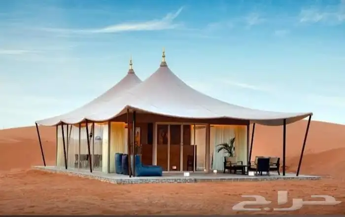 خيام سوبر ملكية بيوت شعر ملكية مشبات رخام وجهات زجاجي 25