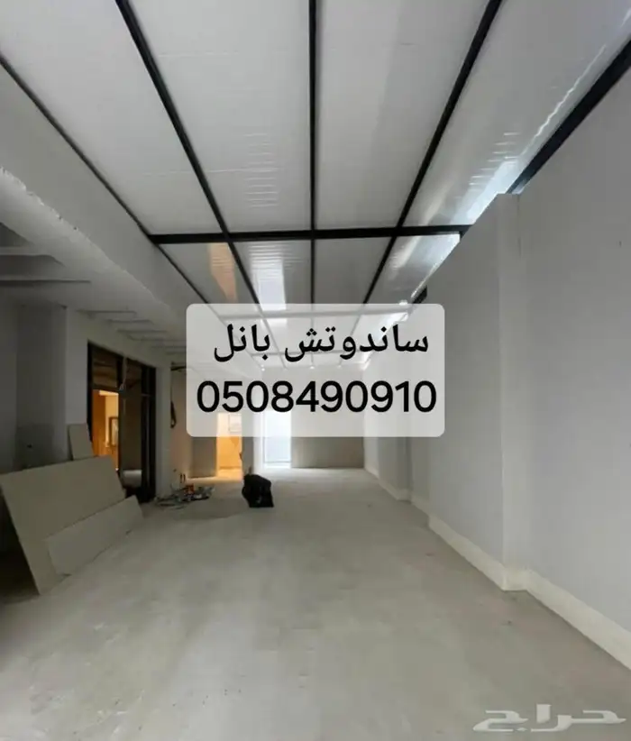 خيام سوبر ملكيه ملاحق زجاجية مجالس قرميد ملاحق ساندوتش بانل 20