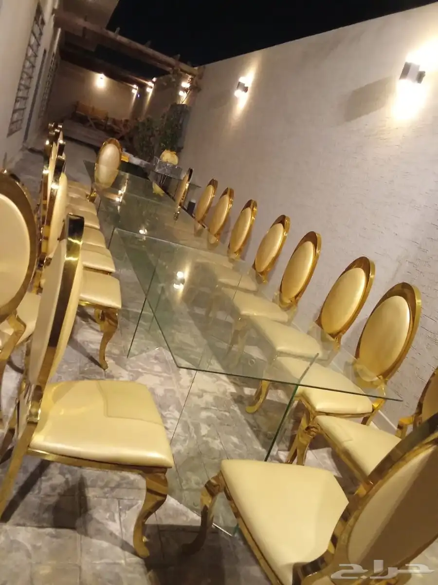 تأجير طاولات وكراسي قزاز ومخيمات وكنب 2