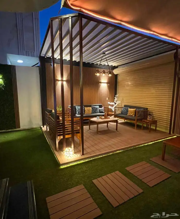 تنسيق حدائق مظلات جلسات 9