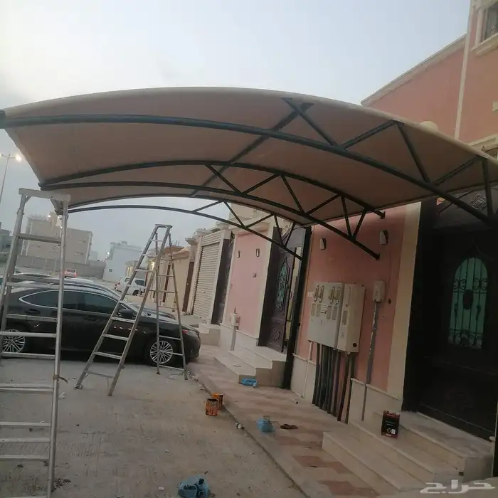 مظلات سيارات الخفجي وبرجولات وجميع أنواع الحداده 19