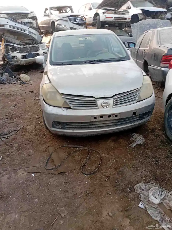 بيع قطع غيار نيسان تيدا مديل 2009 قير تمتيك مسقطه 4