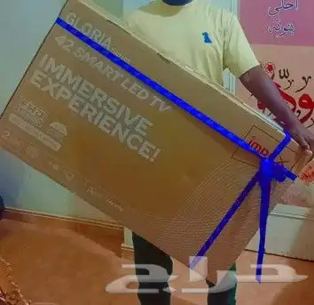 شاشه اسمارت _قلوريا 42 بوصه جديده غير مستخدمه _السعر 600 0