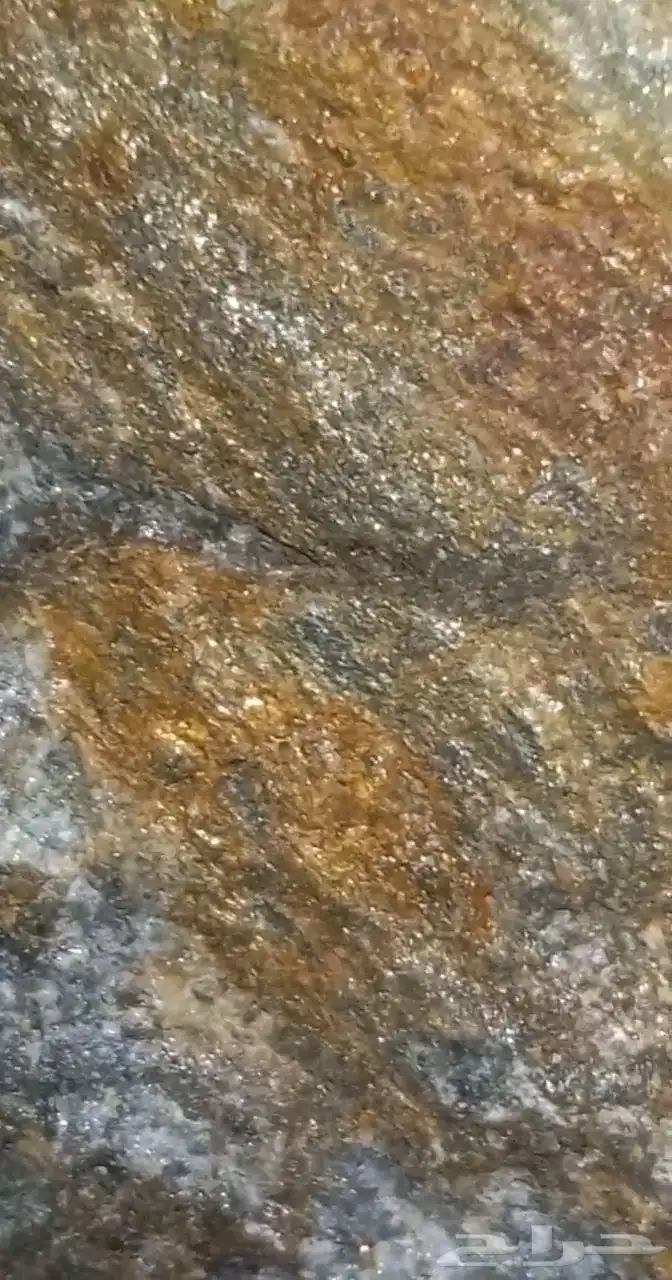 حجر يحتوي على الذهب.A stone containing gold 2