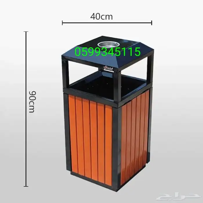 سلات الحدائق المدارس المطاعم الانتظار المشافي البادل الملاعب 19