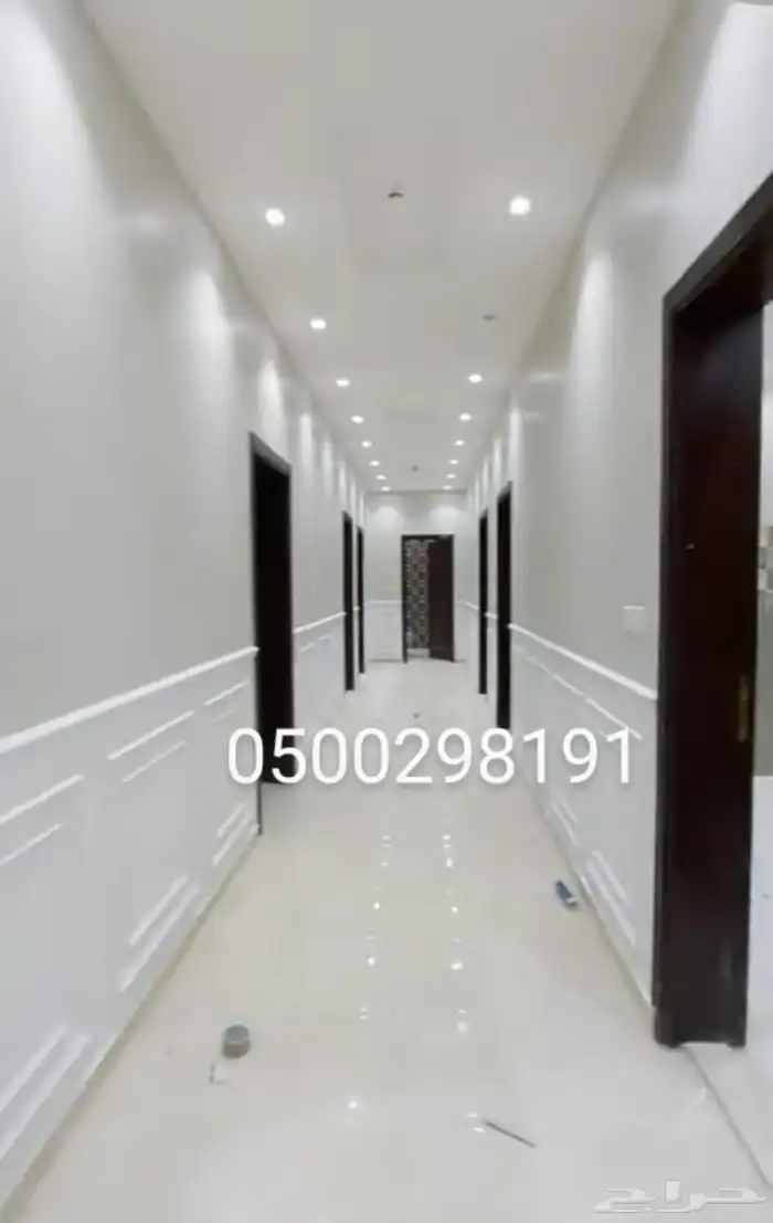 ننفذ جميع أعمال الدهانات الداخليه والخارجيه وتركيب الديكورات 0