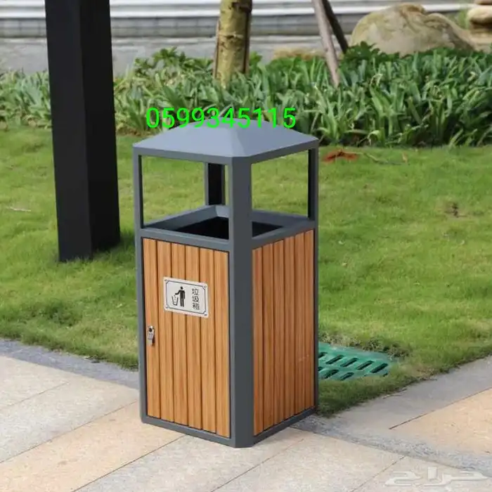 سلات الحدائق المدارس المطاعم الانتظار المشافي البادل الملاعب 28