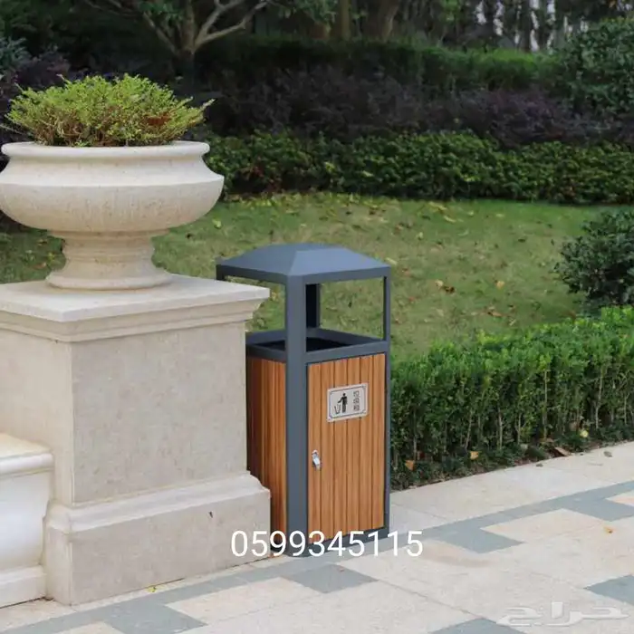 سلات الحدائق المدارس المطاعم الانتظار المشافي البادل الملاعب 26