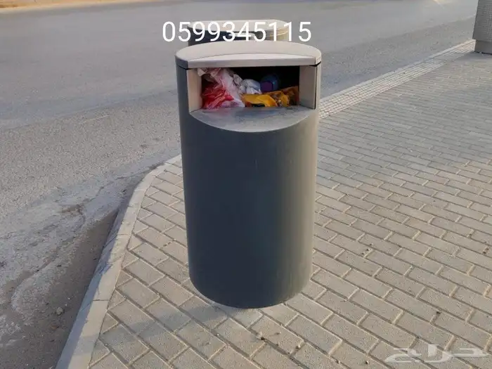 سلات زبالة جامعة بادل ملعب شاليه مدرسة حديقة مكتب مواقف 3
